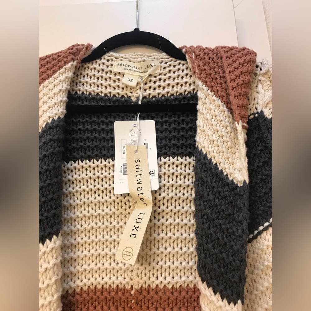 SALTWATER Luxe Cardigan—BRAND NEW with Tags. Adorable cardigan. It’s an XS